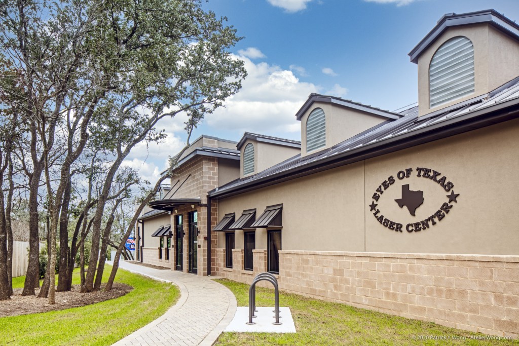 Image of office front. 2901 North Shields Dr. STE 100, Austin, TX. 78727